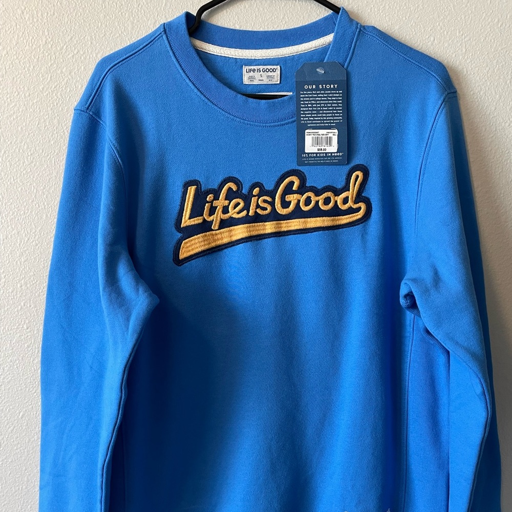 New with tags Life is Good Sweater
